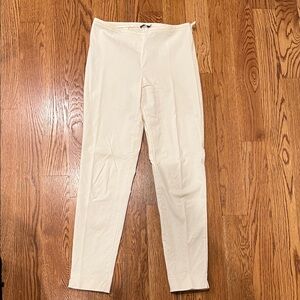 J. McLaughlin Women’s Cream Ankle Dress Pants Size 4